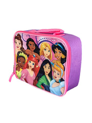 Disney Princesses Lunch Bag Insulated Moana Ariel Tiana Belle Pink