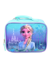 Frozen Elsa Insulated Lunch Bag Disney Girls Princess Snowflakes