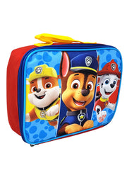 Boys Paw Patrol Insulated Lunch Bag Chase Rubble w/ Kids 13" Large Tote Bag Set