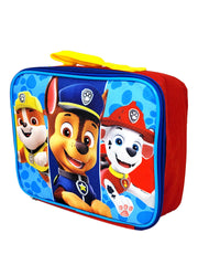 Boys Paw Patrol Insulated Lunch Bag Chase Rubble w/ Kids 13" Large Tote Bag Set