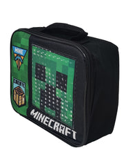 Minecraft Insulated Lunch Bag Create Mine Creeper Mob Gaming