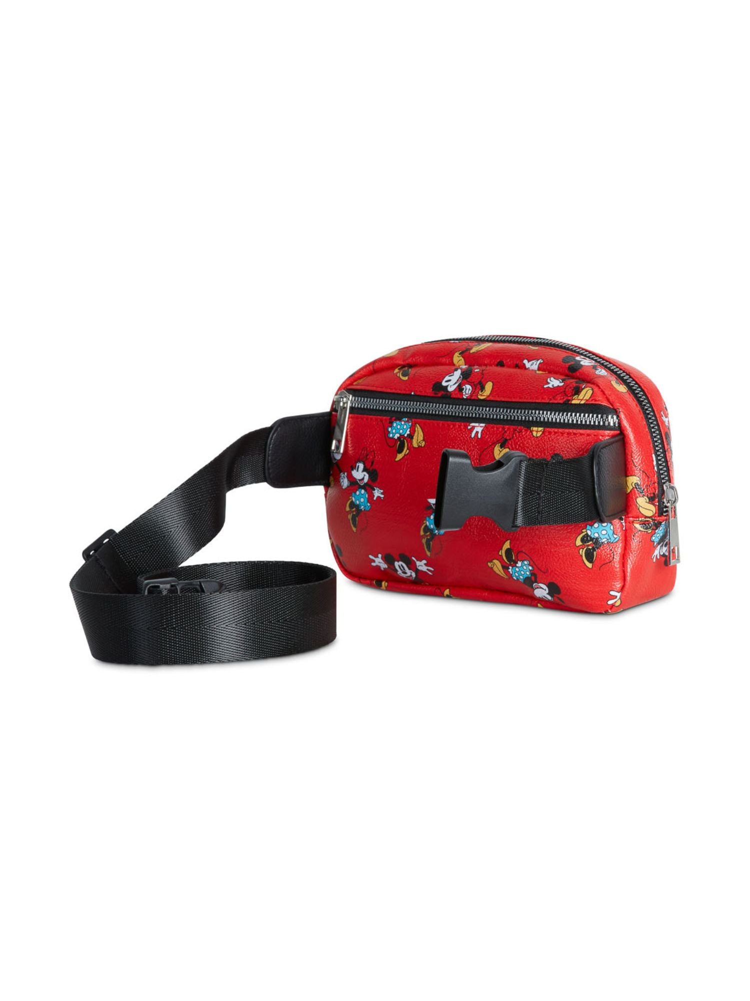 Disney Mickey & Minnie Mouse Belt Bag Crossbody Fanny Pack Waist Bag Women's Red