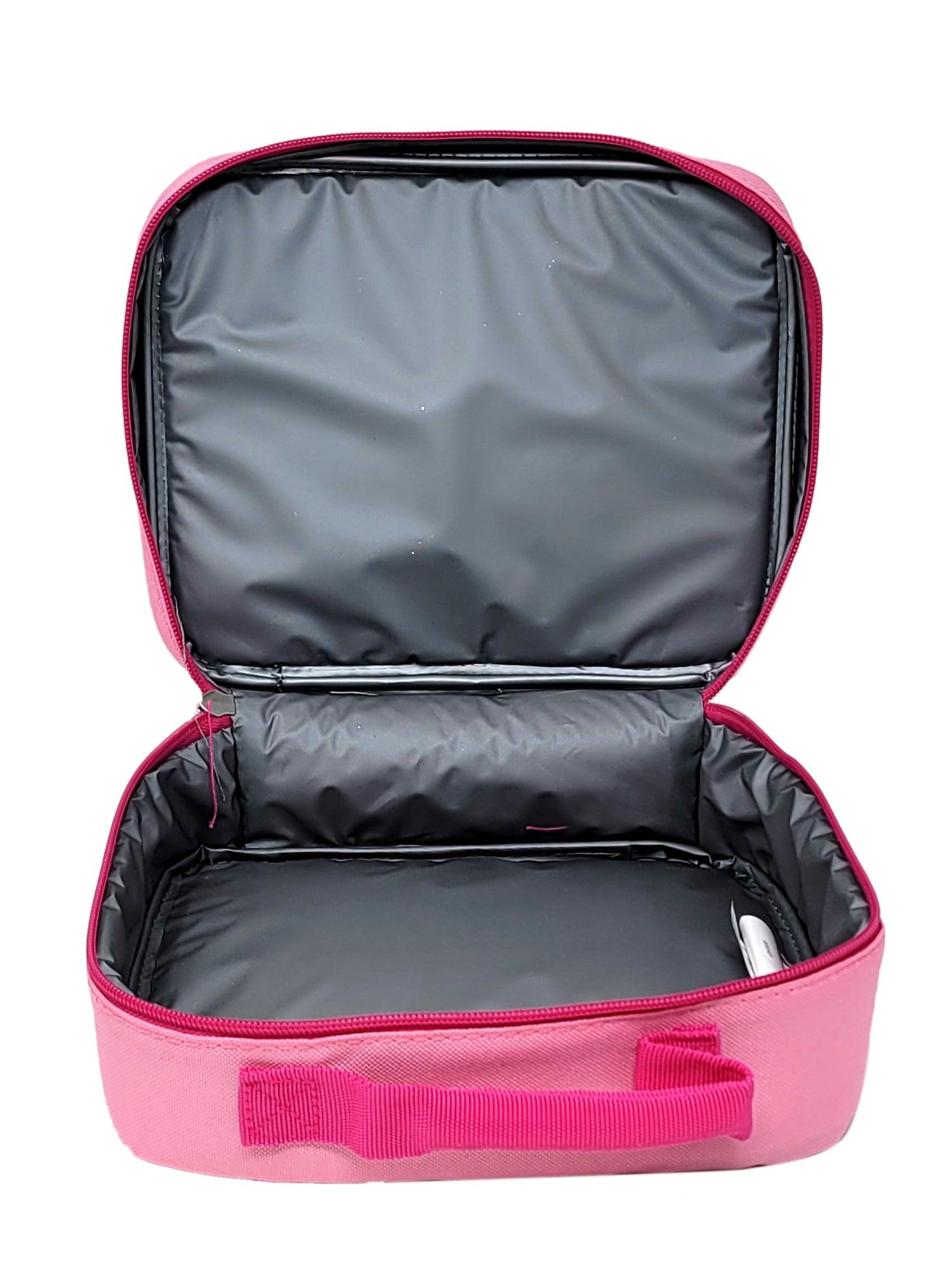 Minnie Mouse Insulated Lunch Bag Pink w/ Yellow Disney Drawstring Sling Bag Set