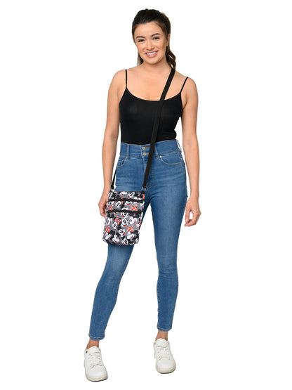 Women's Mickey & Minnie Mouse Passport Bag & Minnie Mouse Card Holder Wallet Set