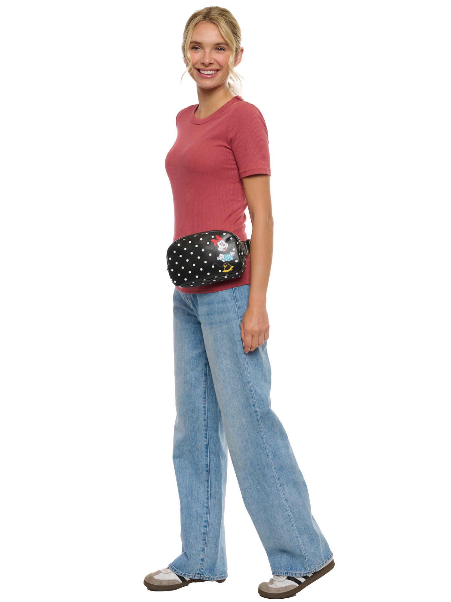 Women's Disney Minnie Mouse Belt Bag Fanny Pack Waist Bag Crossbody