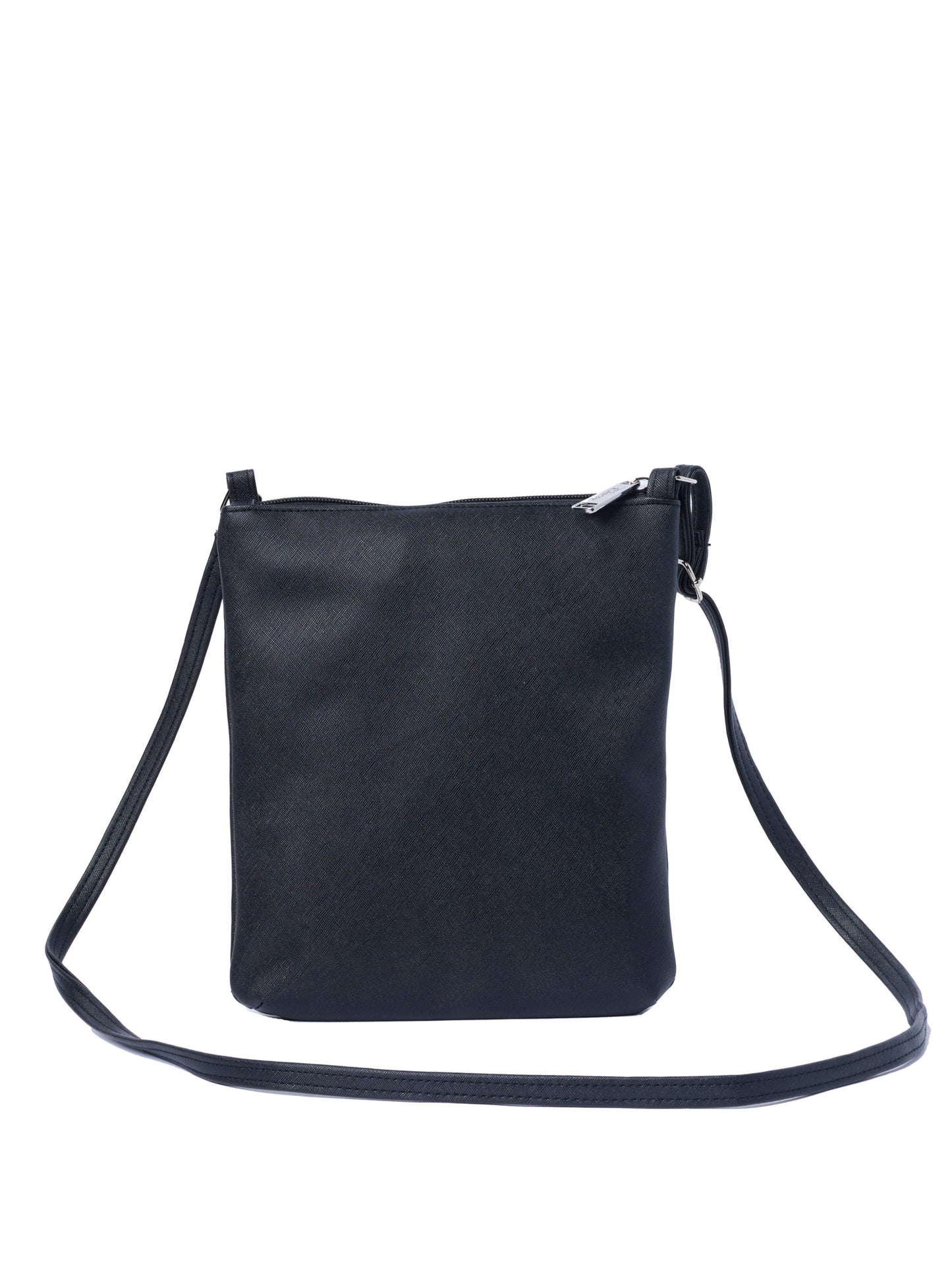 Disney Minnie Mouse Crossbody Purse Passport Bag Travel Black Faux Leather