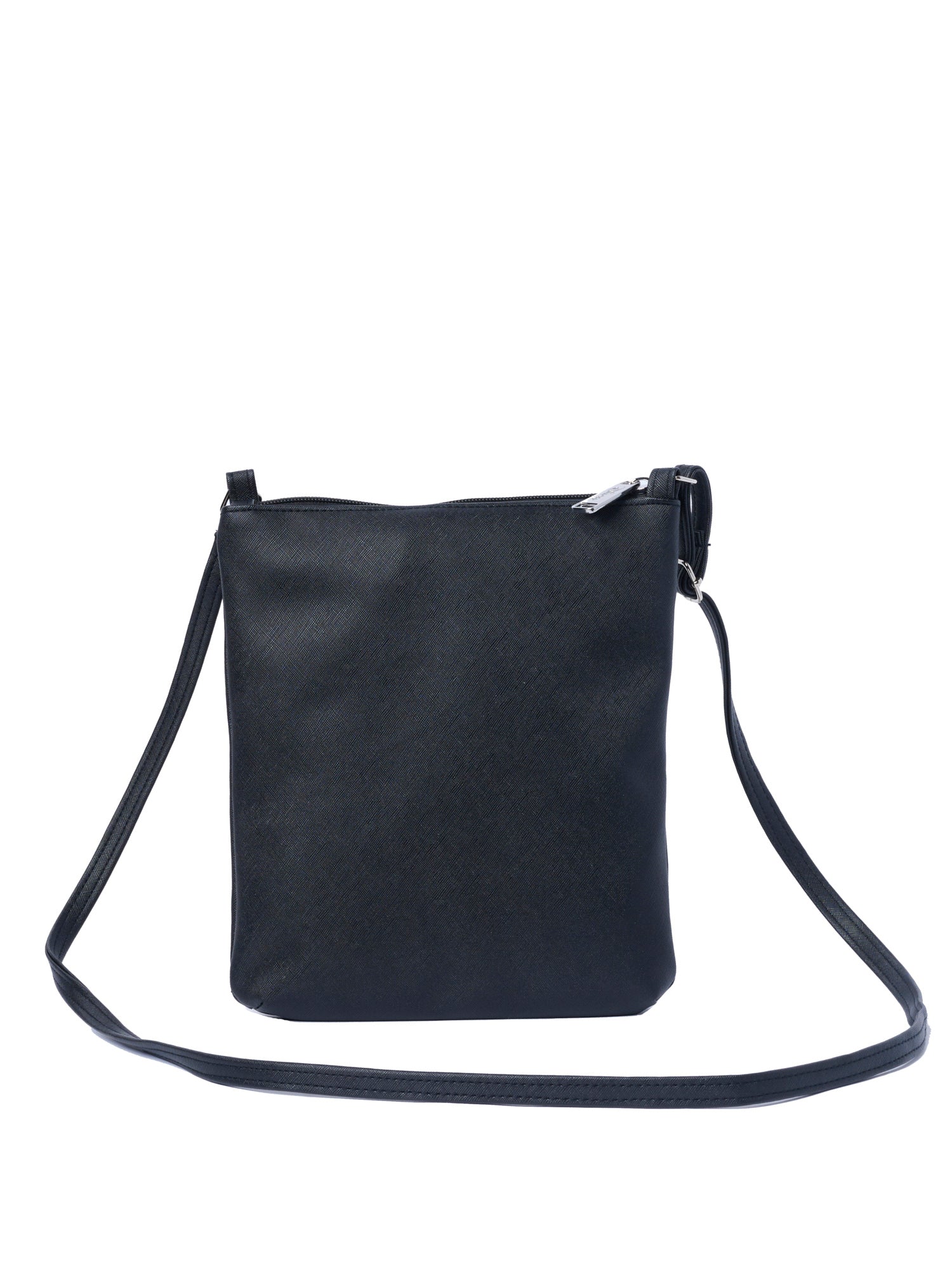 Disney Minnie Mouse Crossbody Purse Passport Bag Travel Black Faux Leather