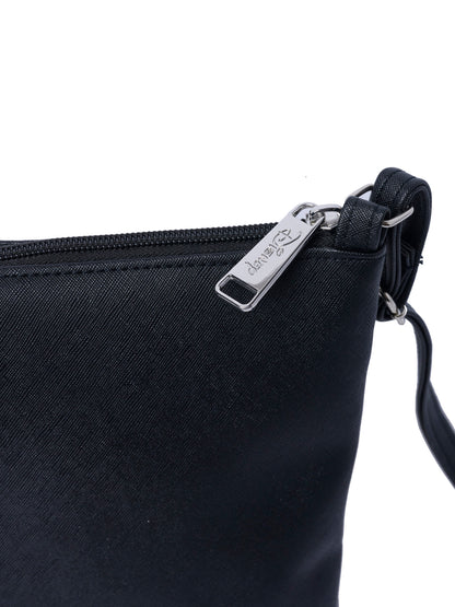 Disney Minnie Mouse Crossbody Purse Passport Bag Travel Black Faux Leather