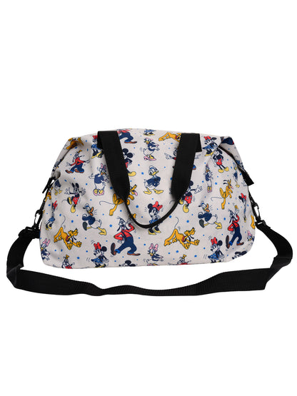Mickey Mouse & Friends Travel Bag Weekender Duffel Disney Carry-On Minnie Goofy