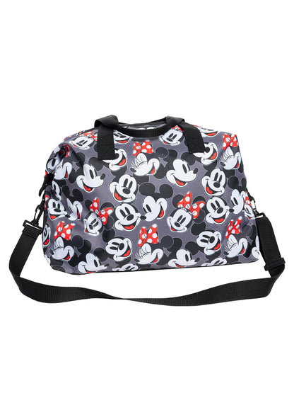 Disney Mickey & Minnie Mouse Duffel & Passport Bag Travel Set Weekender