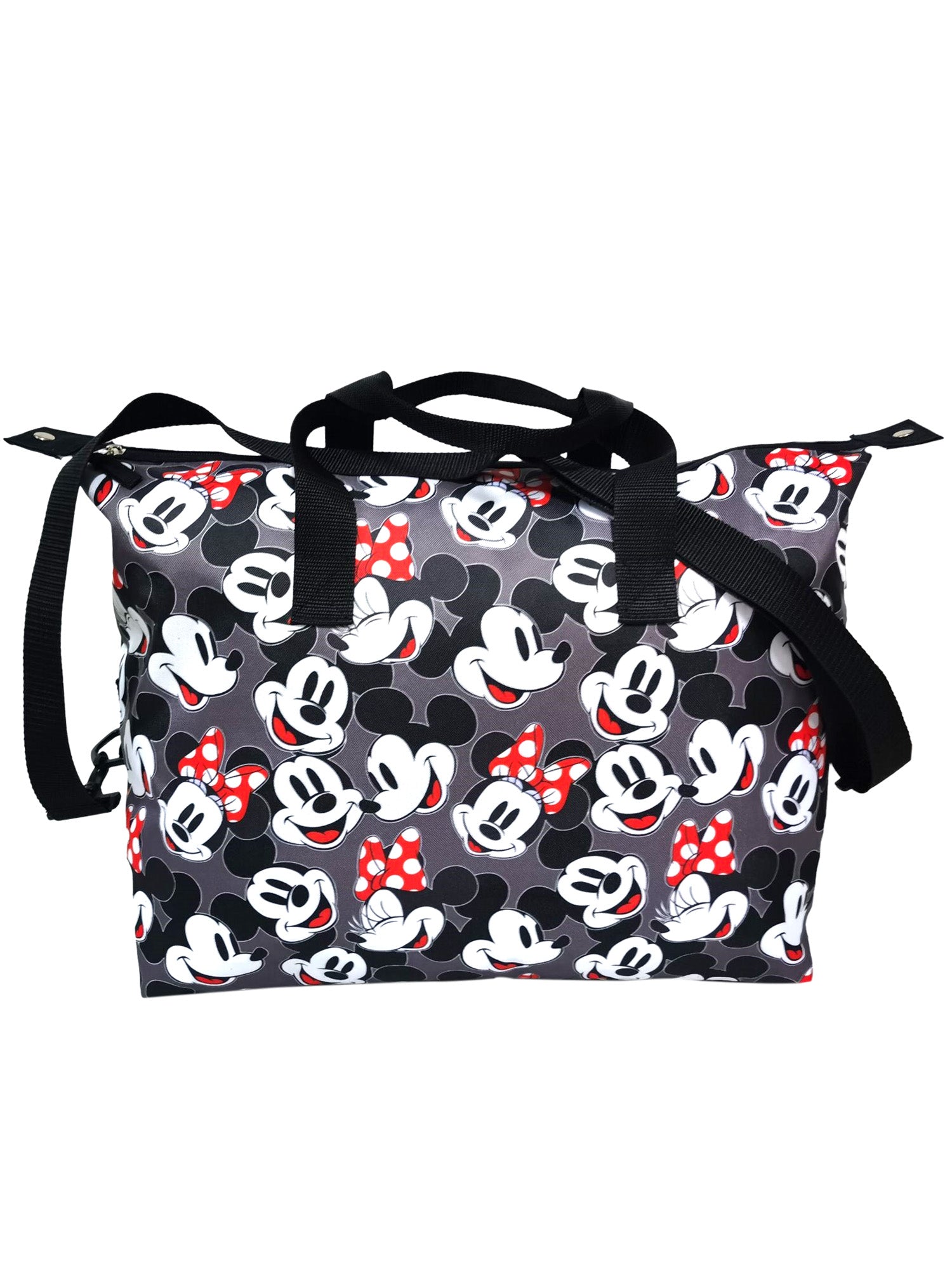 disney large travel tote bag for women Disney Mickey & Minnie Mouse Duffel & Passport Bag Travel Set Weekende – Open and Clothing