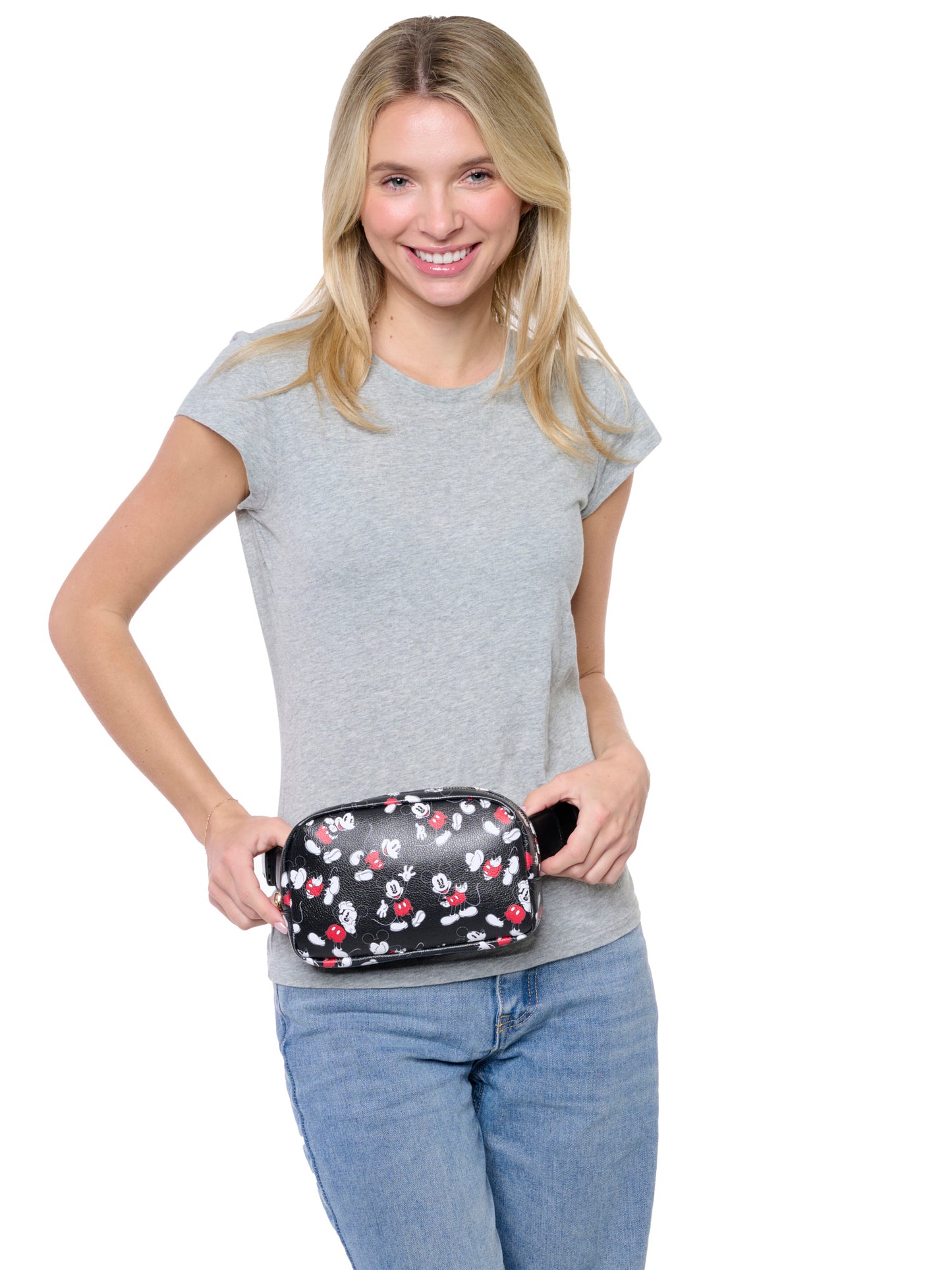 Disney Mickey Mouse Belt Bag Travel Fanny Pack Waist Bag Crossbody Disney Trip