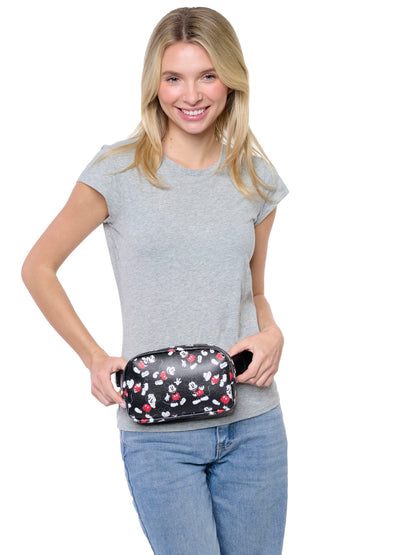 Disney Mickey Mouse Belt Bag Travel Fanny Pack Waist Bag Crossbody Disney Trip