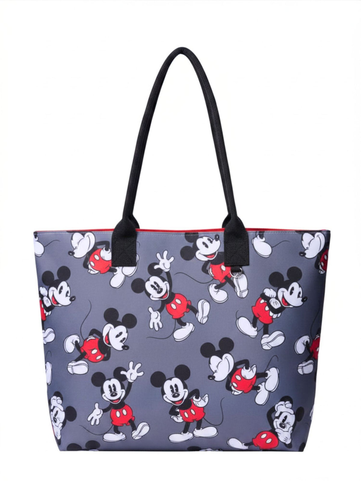 Disney Mickey & Minnie Mouse Travel Tote Bag & 2-Pack Bag Charm Set