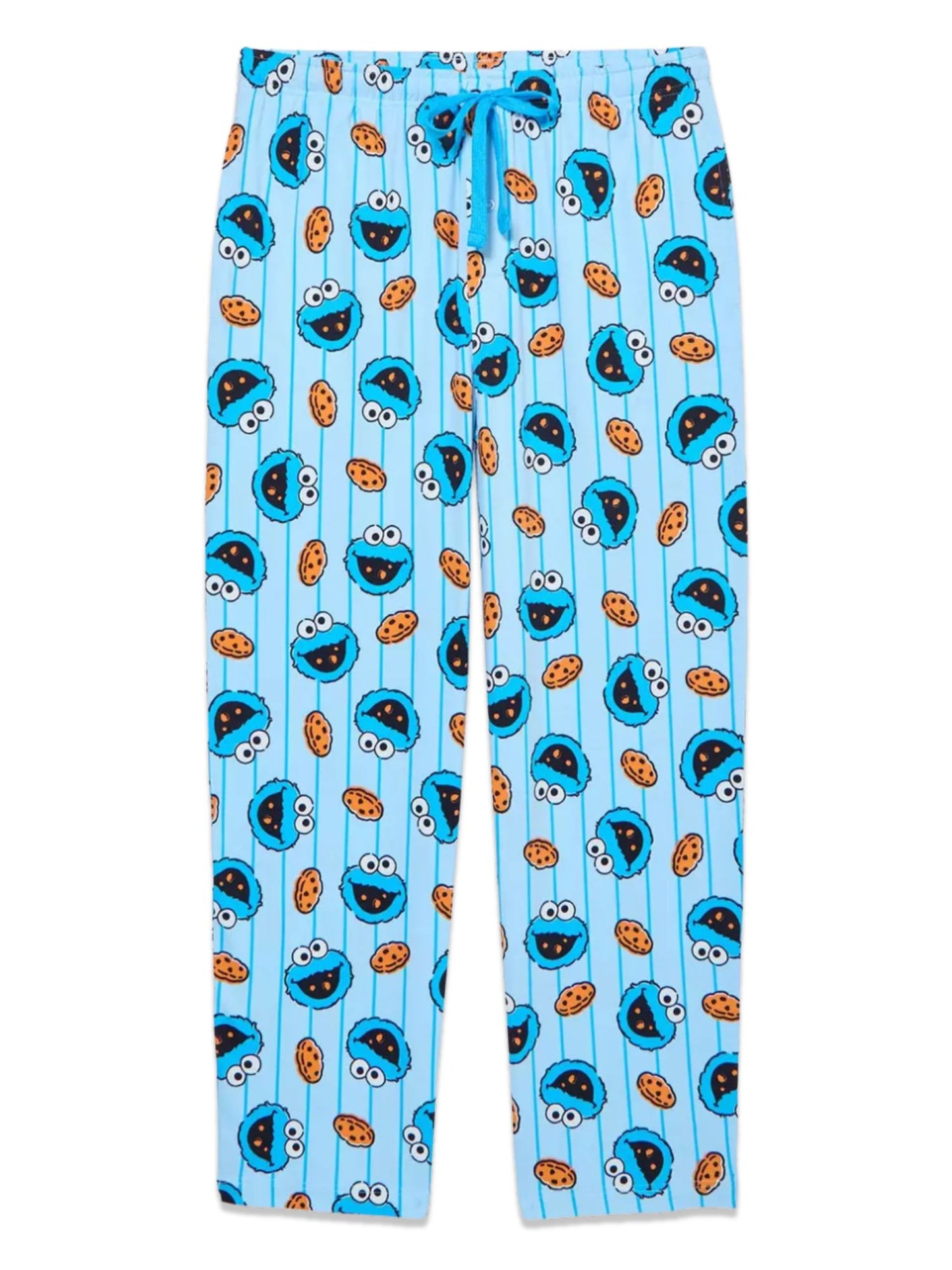 Women's Cookie Monster Sleepwear Pajama Pants Lounge Bottoms with Pockets
