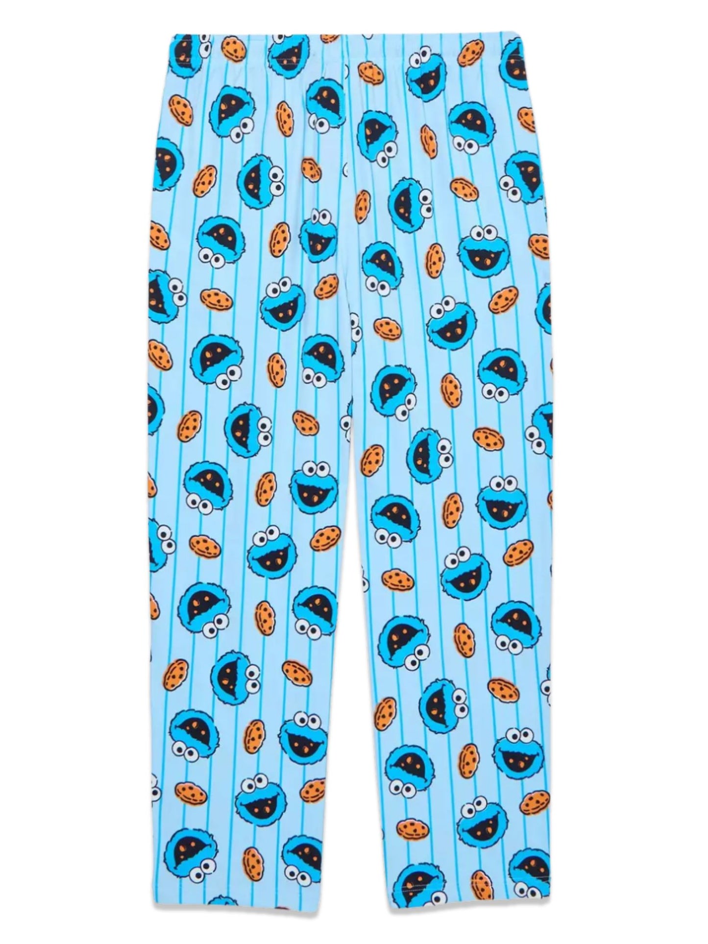 Women's Cookie Monster Sleepwear Pajama Pants Lounge Bottoms with Pockets