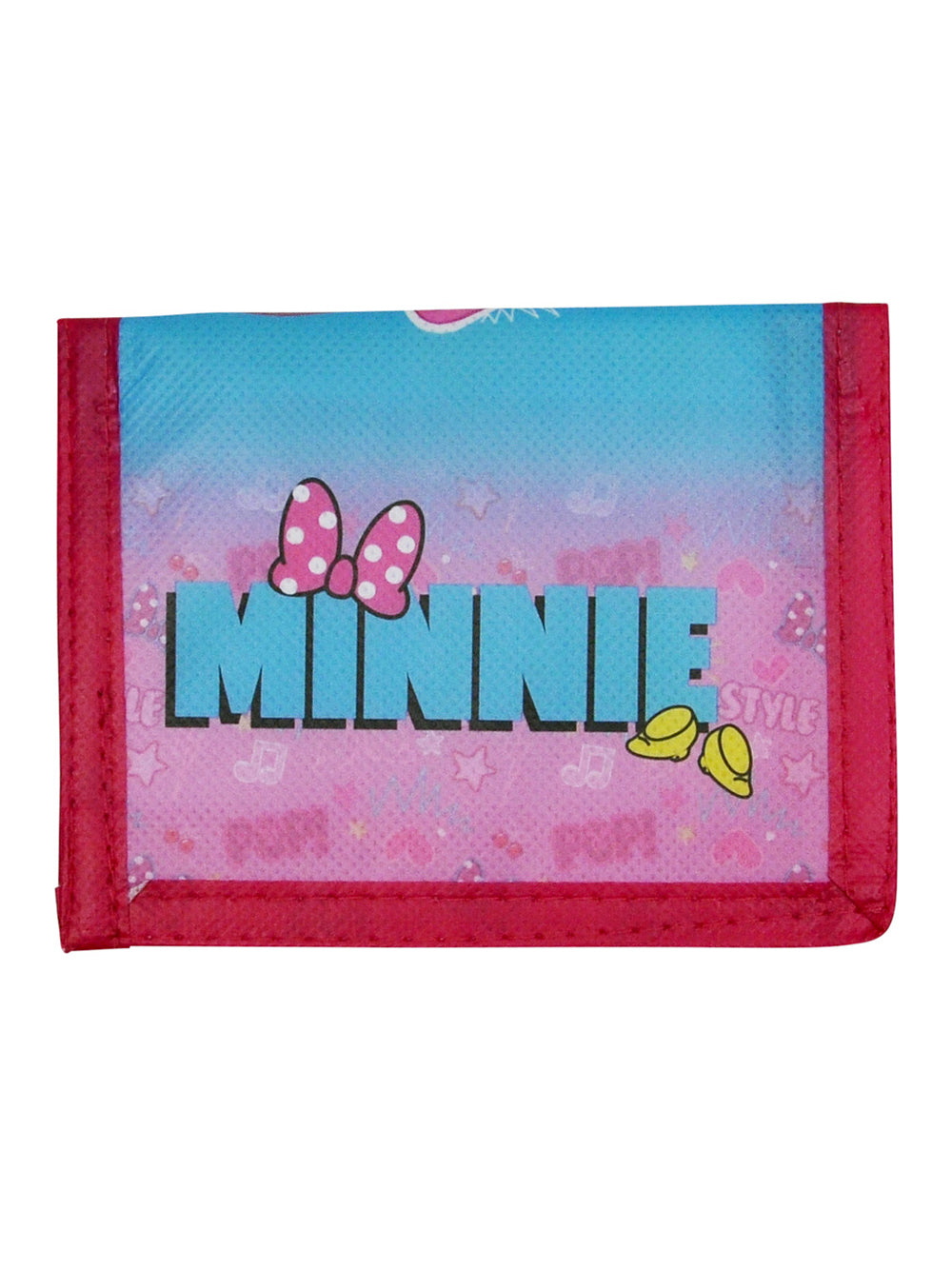 Girls Minnie Mouse Bi-Fold Wallet Pink