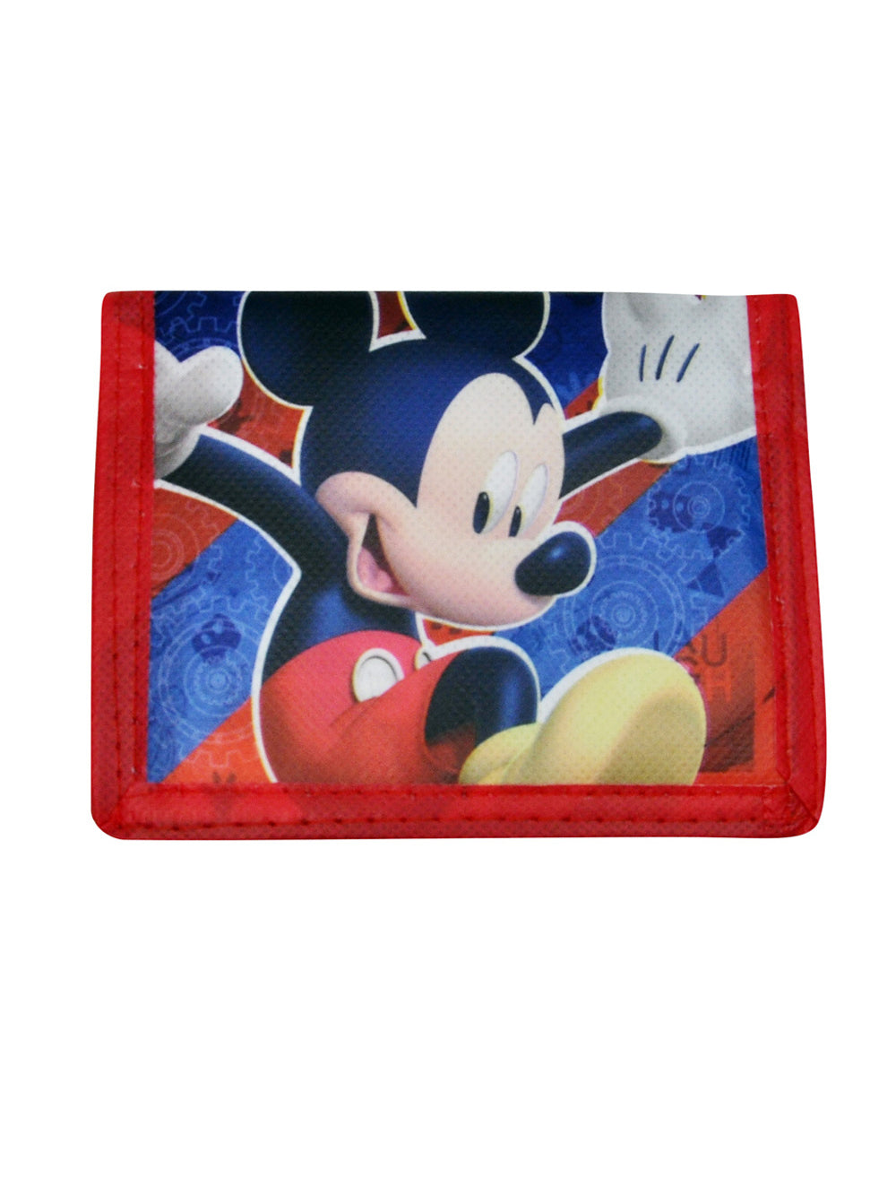 Mickey Mouse Ears Hat and Bifold Wallet 2Pcs Boys Black Blue Red Disney Set