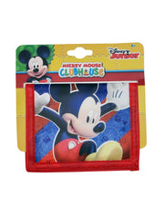 Boys Mickey Mouse Clubhouse Bi-Fold Wallet Red Blue