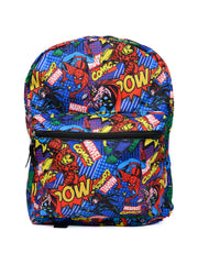 Marvel Avengers Backpack 16" Boys Iron Man Spider-Man Thor Captain America