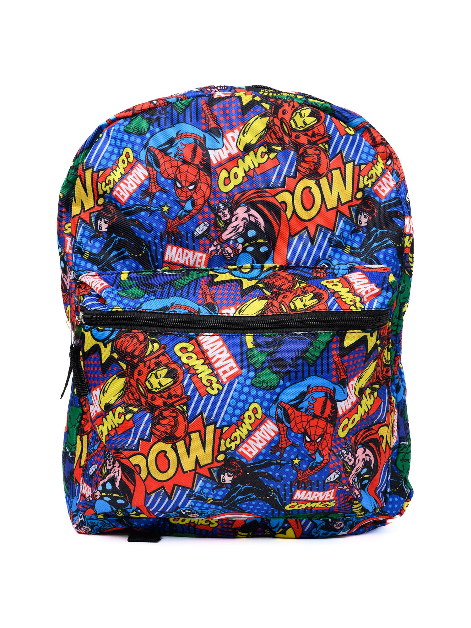 Marvel Avengers Backpack 16" Spider-Man w/ Large Zipper 3-Ring Holder Set