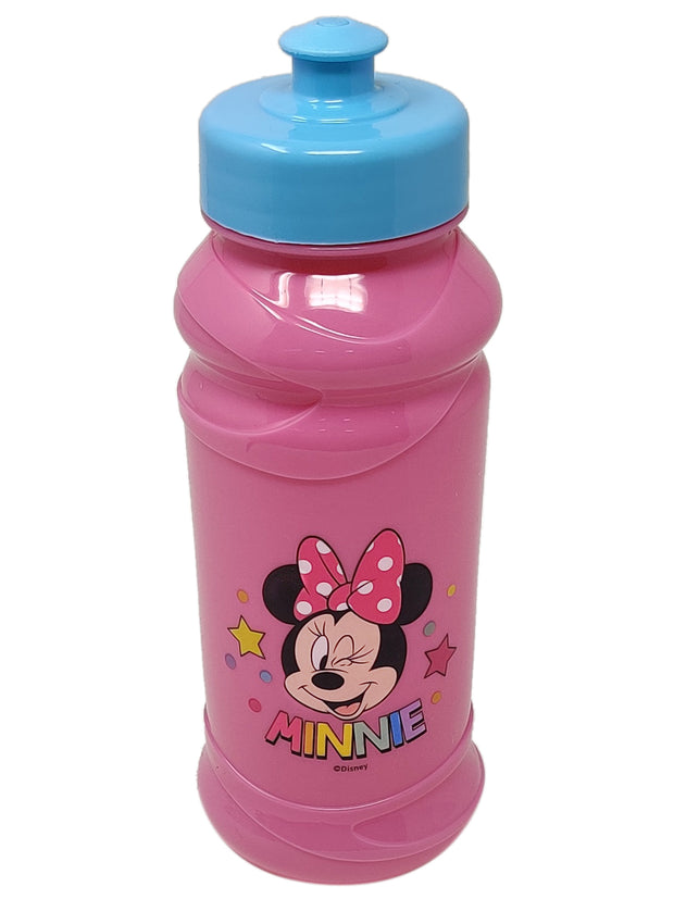 Minnie Mouse Lunch Bag Insulated Pink w/ Disney Pull Top Water Bottle 16oz Set