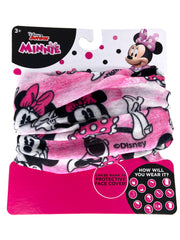 Disney Girls Kids Minnie Mouse 5-Pack Party Favors AOP Neck Gaiter Lightweight