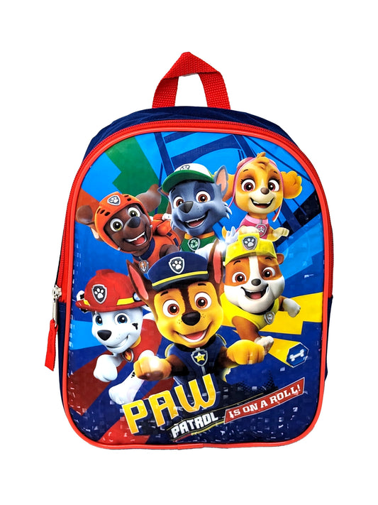 Paw Patrol On A Roll 11" Mini Toddler Backpack Chase Marshall Rubble Skye