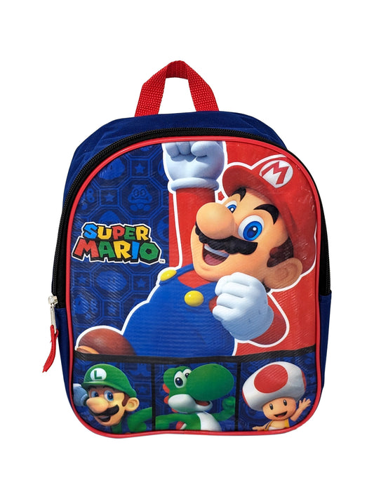 Nintendo Super Mario Bros Mini Backpack 11" Luigi Toad Yoshi