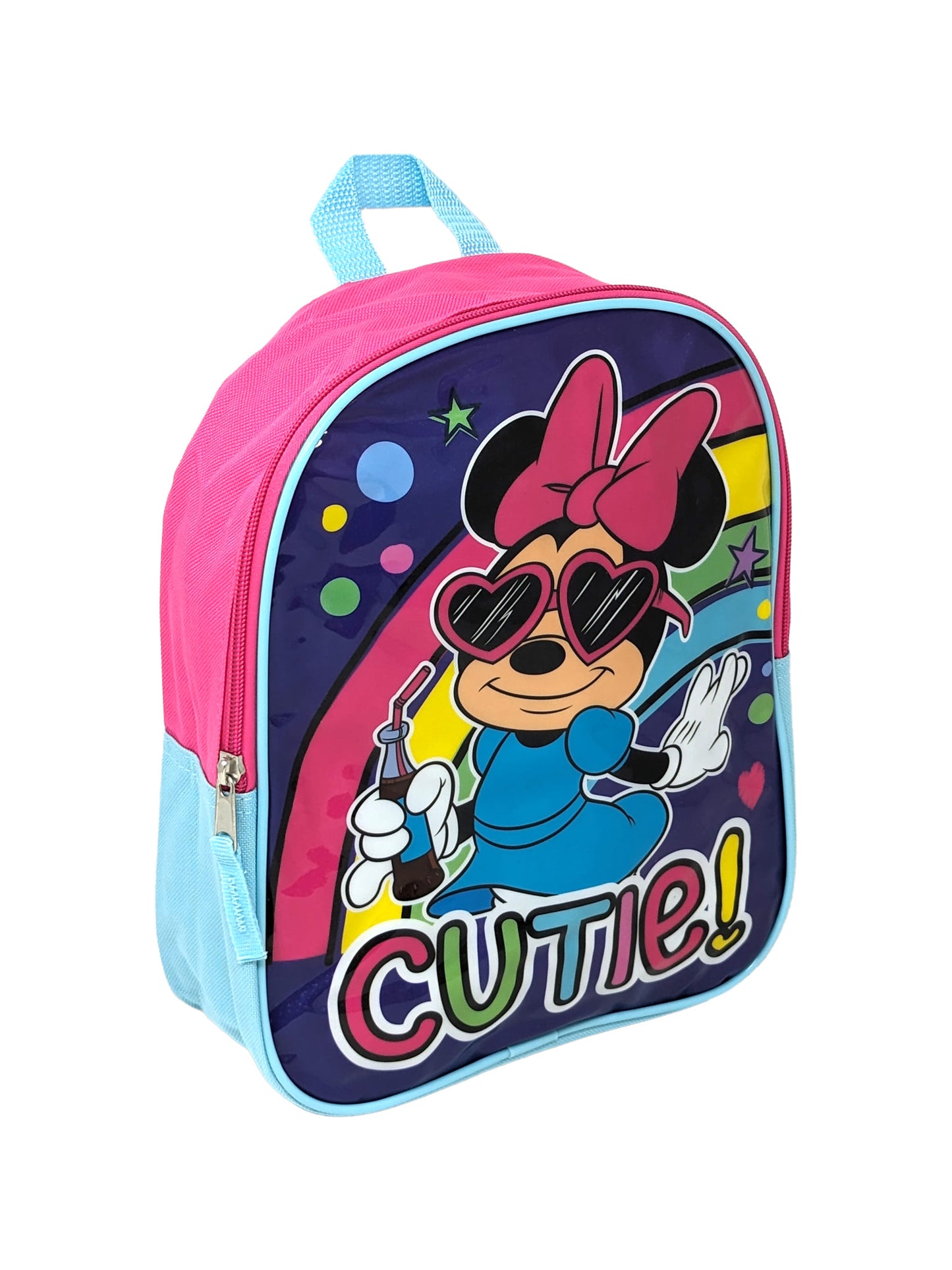 Minnie Mouse Small Backpack 11" Cutie Summer w/ Pencil Case School Set