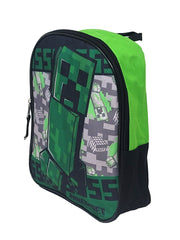 Minecraft Backpack 11" Mini Toddler School Daycare Green Boys Kids