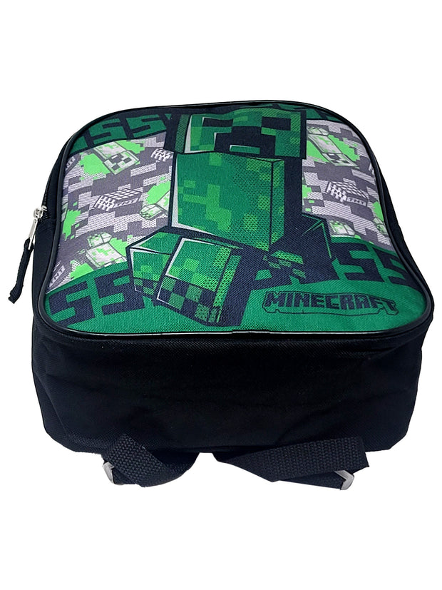 Minecraft Backpack 11" Mini Toddler School Daycare Green Boys Kids