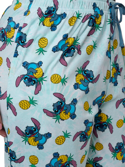 Women's Disney Stitch Pajama Pants Lounge Wear Hawaii