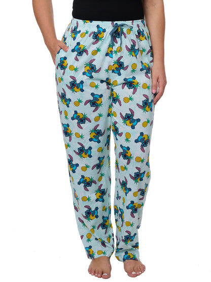 Women's Disney Stitch Pajama Pants Lounge Wear Hawaii