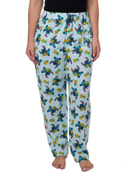 Women's Disney Stitch Pajama Pants Lounge Wear Hawaii