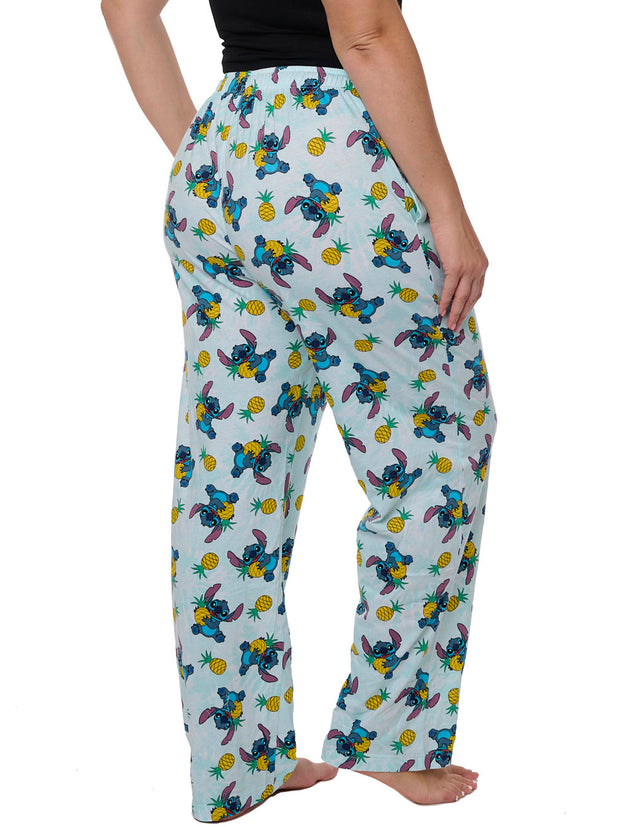 Women's Disney Stitch Pajama Pants Lounge Wear Hawaii