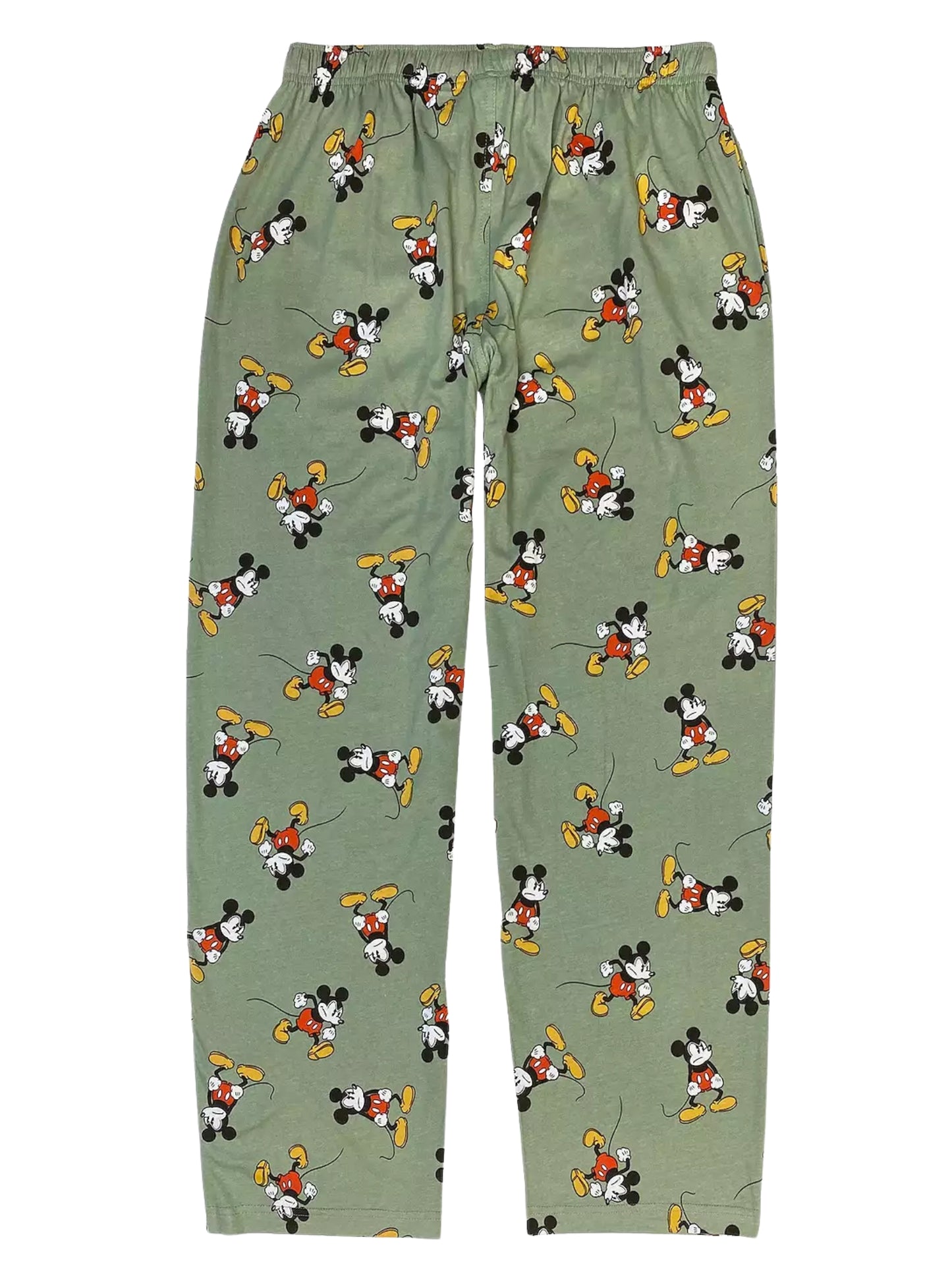 Disney Mickey Mouse Men’s Pajama Pants Sleepwear Loungewear Soft Green