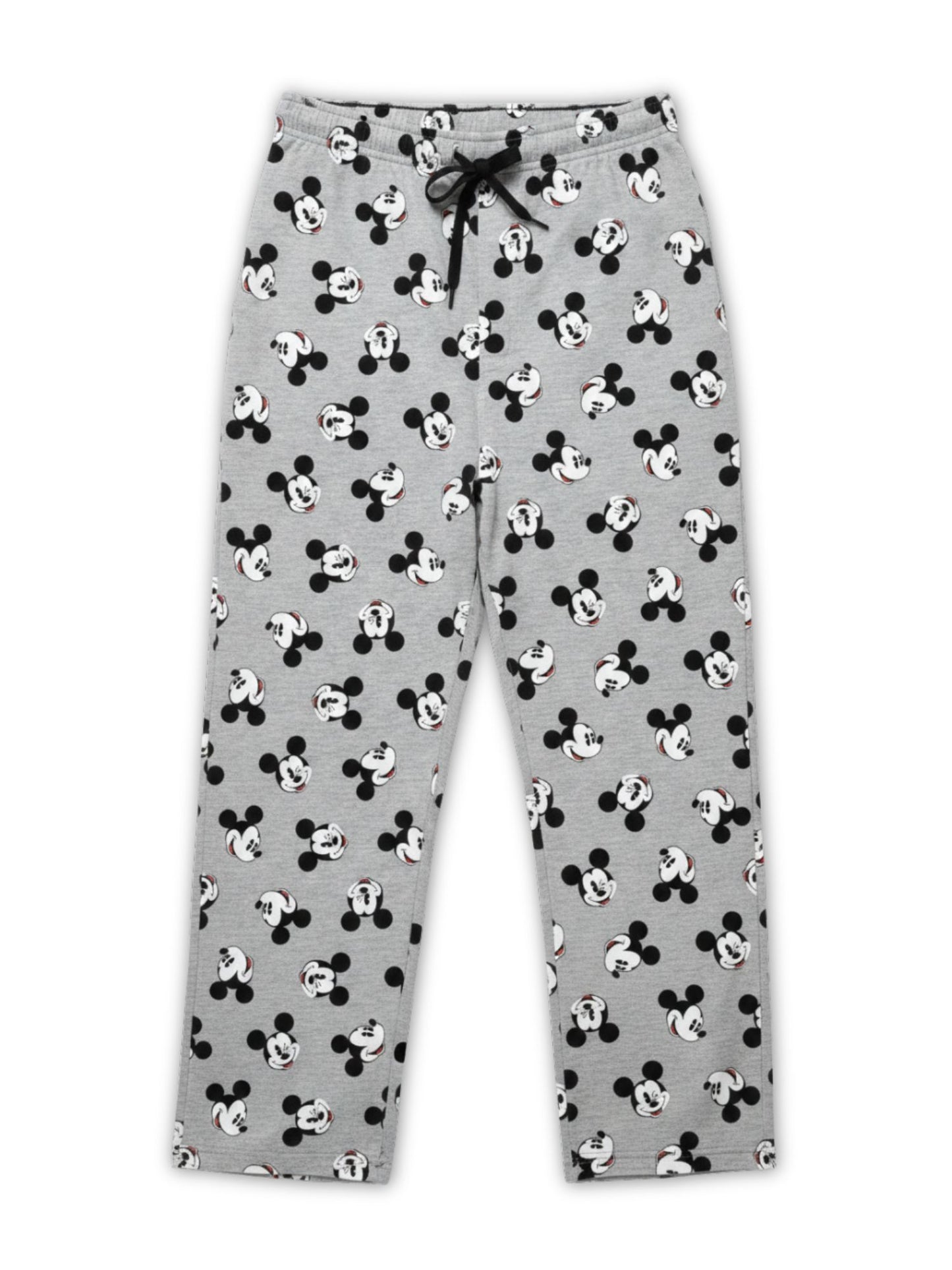 Disney Mickey Mouse Men's Heather Gray Pajama Pants Relaxed Lounge Sleep