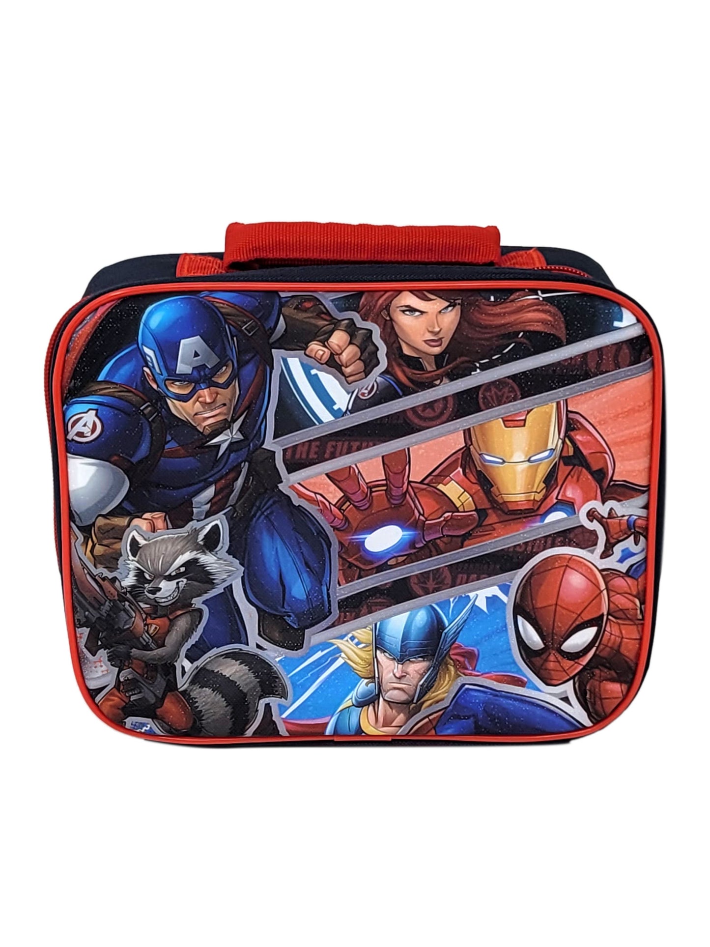 Avengers Spider-Man Lunch Bag Insulated Marvel Thor Rocket Raccoon Boys School
