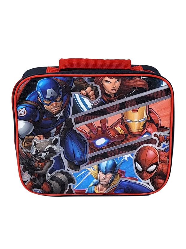 Avengers Spider-Man Lunch Bag Insulated Marvel Thor Rocket Raccoon Boys School