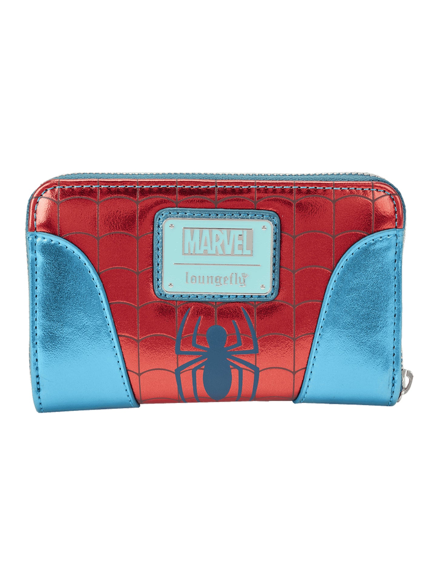 Loungefly x Marvel Spider-Man Shine Metallic Zip Around Wallet