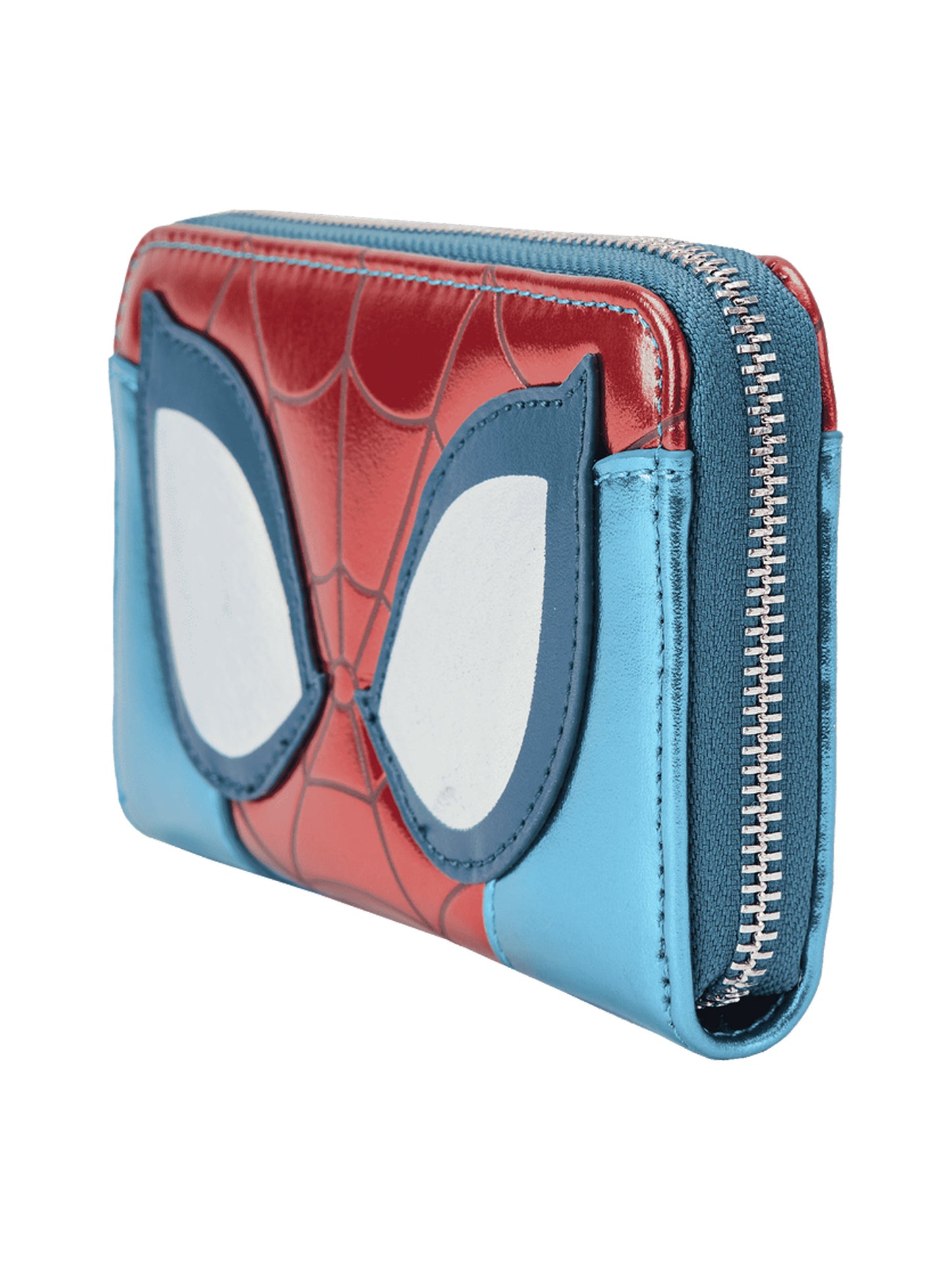 Loungefly x Marvel Spider-Man Shine Metallic Zip Around Wallet