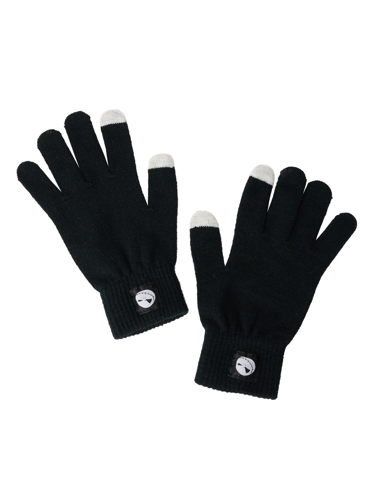 Men's Nightmare Before Christmas Knit Beanie Hat & Touch Screen Gloves Unisex