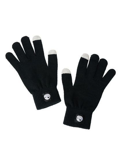 Men's Nightmare Before Christmas Knit Beanie Hat & Touch Screen Gloves Unisex