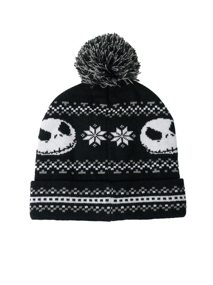 Men's Nightmare Before Christmas Knit Beanie Hat & Touch Screen Gloves Unisex