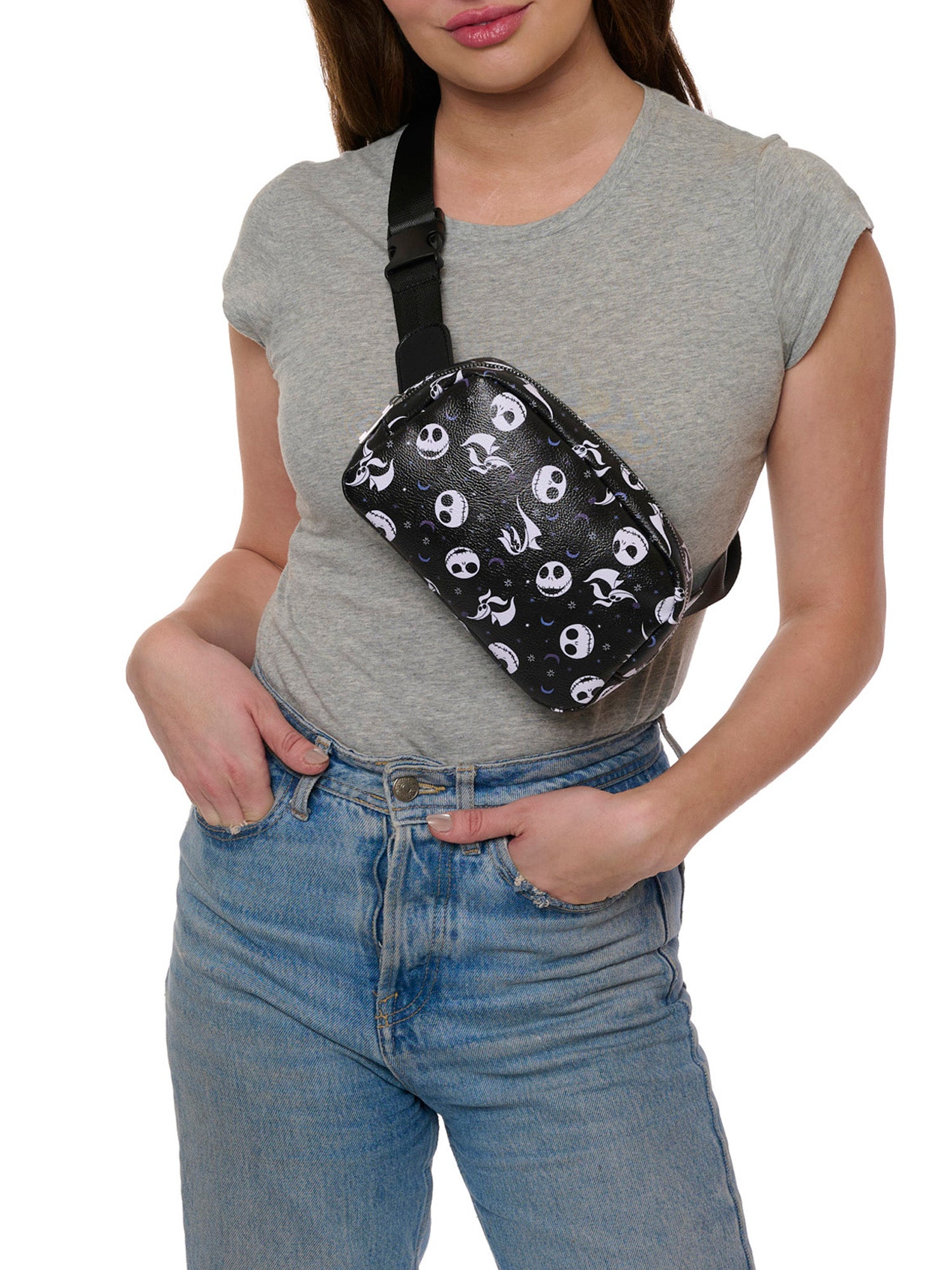Nightmare Before Christmas Jack Skellington Belt Bag Fanny Pack Waist Bag Women