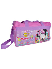 Girls Disney Minnie Mouse Duffel Bag Carry On Overnight Travel Dance Pink