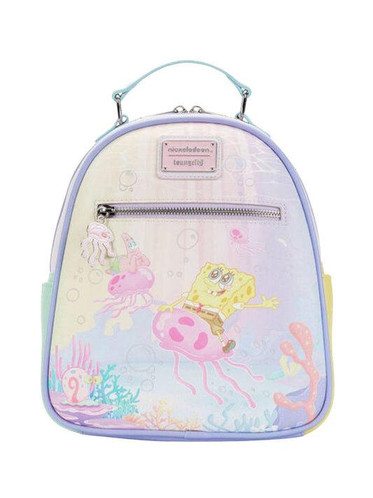 Loungefly x Nickelodeon Spongebob Pastel Jellyfishing Mini Backpack