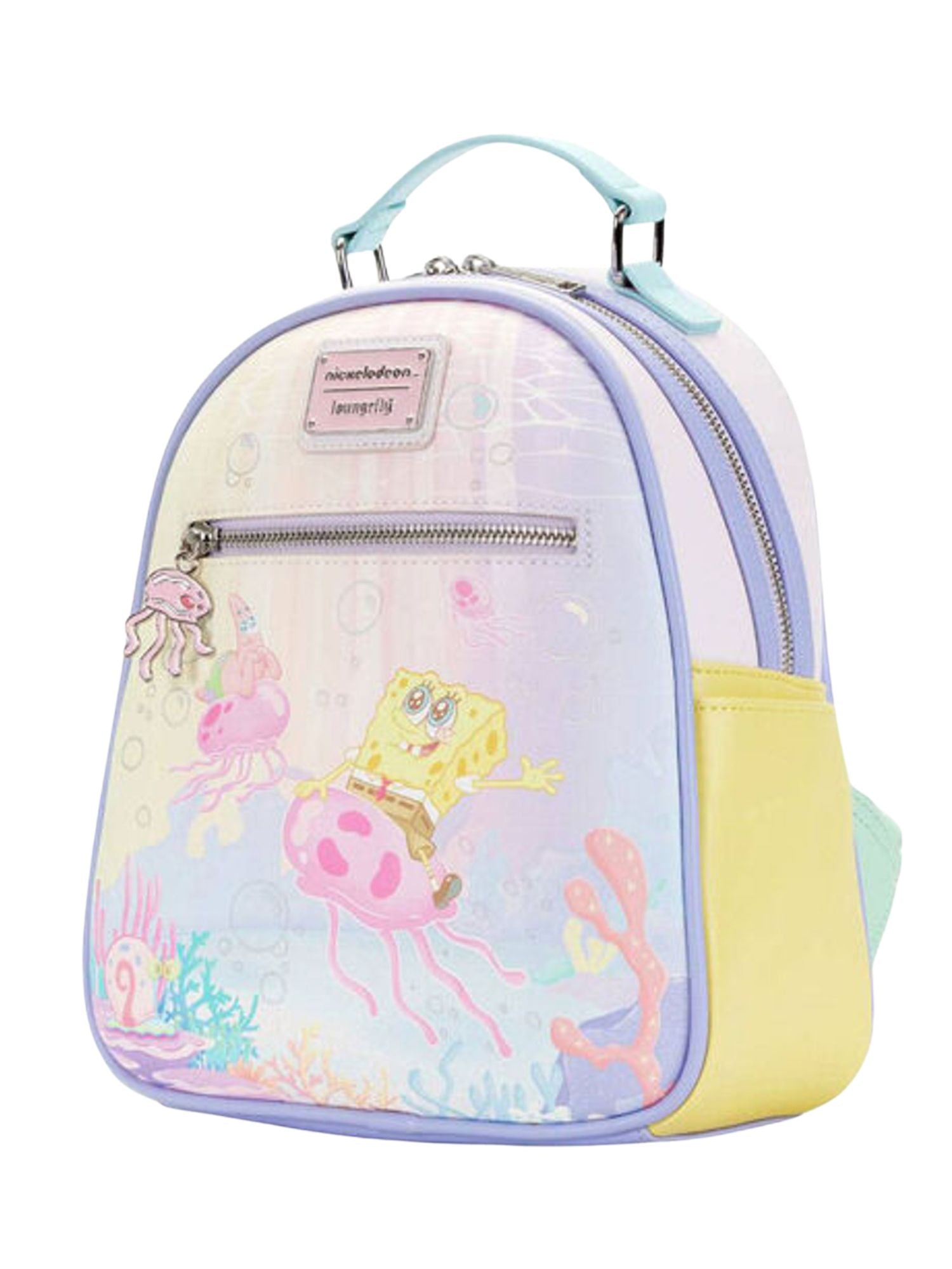 Loungefly x Nickelodeon Spongebob Pastel Jellyfishing Mini Backpack