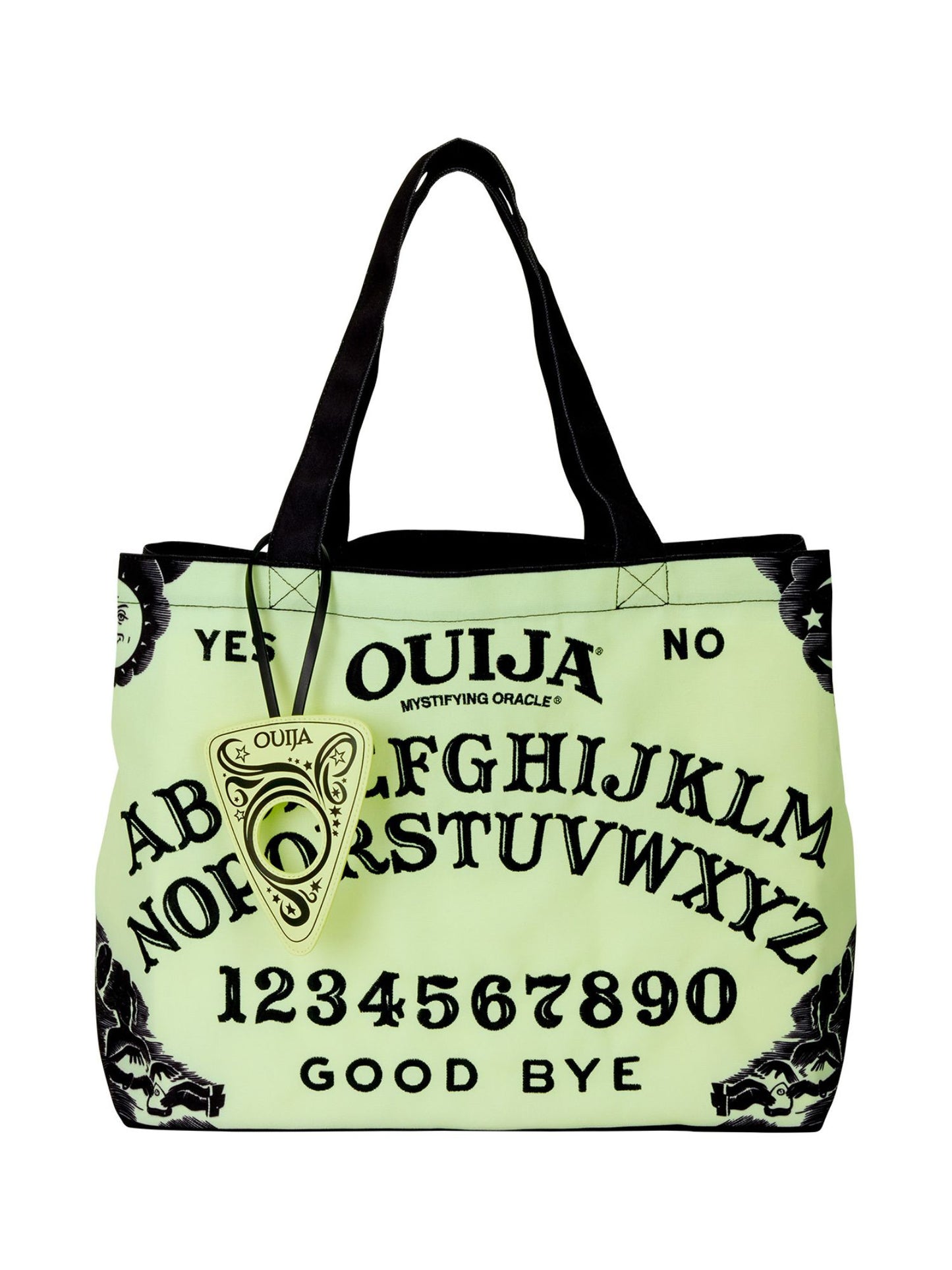 Loungefly x Hasbro Ouija Oversized Canvas Tote Bag Glow-In-the-Dark